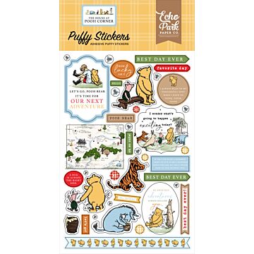 Echo Park Puffy Stickers, The House at Pooh Corner