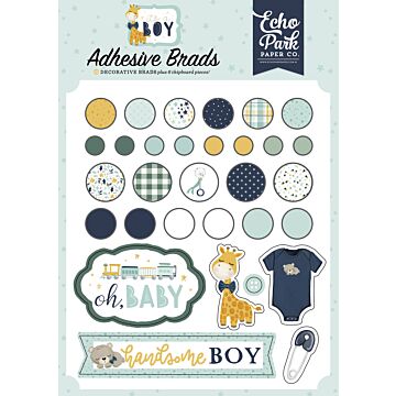 Echo Park Adhesive Brads, It's a Boy