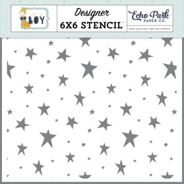 Echo Park Stencil, It's a Boy - Underneath the Stars