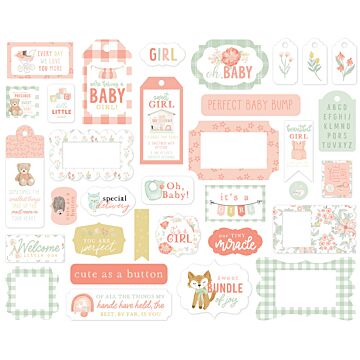 Echo Park Frames & Tags, It's a Girl