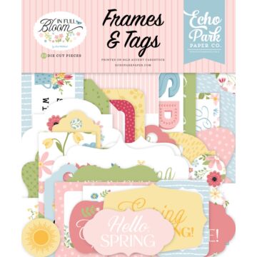 Echo Park Frames & Tags, In Full Bloom
