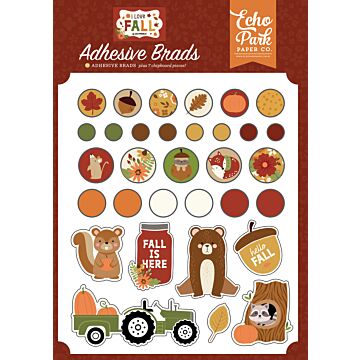 Echo Park Adhesive Brads, I Love Fall