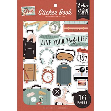 Echo Park Sticker Book, Let's Take the Trip
