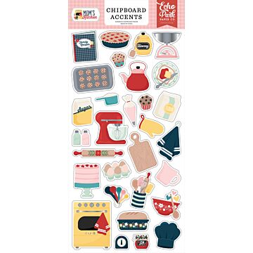 Echo Park Chipboard Accents, Mom's Kitchen