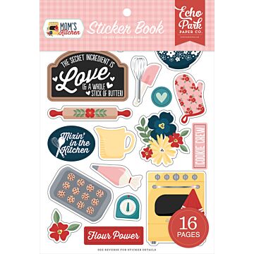 Echo Park Sticker Book, Mom's Kitchen