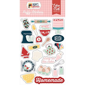 Echo Park Puffy Stickers, Mom's Kitchen