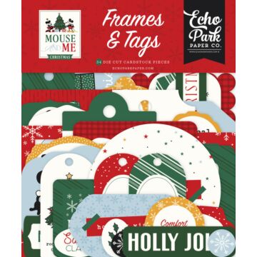 Echo Park Mouse and Me Christmas Frames & Tags