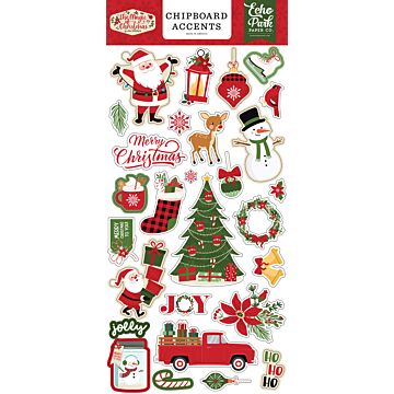 Echo Park Chipboard Accents, The Magic of Christmas