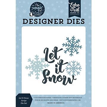 Echo Park Die, The Magic of Winter - Let It Snow Script