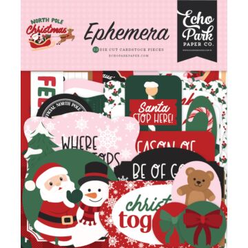 Echo Park North Pole Christmas Ephemera