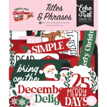 Echo Park North Pole Christmas Titles & Phrases