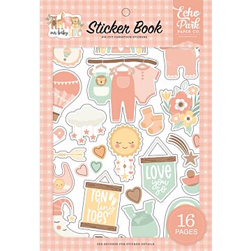 Echo Park Sticker Book, Our Baby Girl
