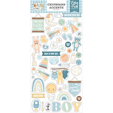 Echo Park Chipboard Accents, Our Baby Boy