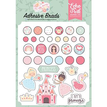 Echo Park Adhesive Brads, Our Little Princess