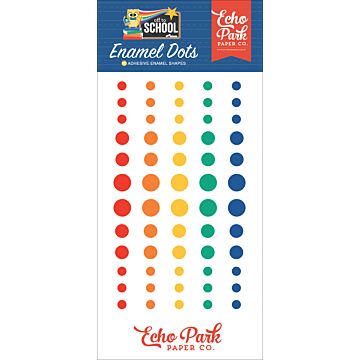 Echo Park Enamel Dots, Off to School