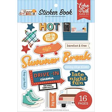 Echo Park Sticker Book, Summer Break