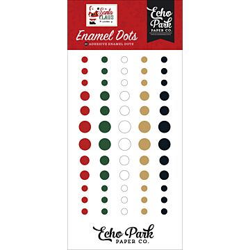 Echo Park Enamel Dots, Santa Claus