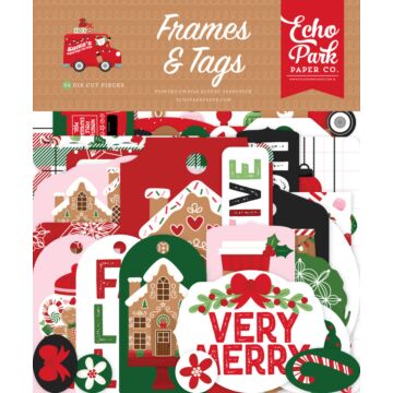 Echo Park Frames & Tags, Santa's Christmas Delivery