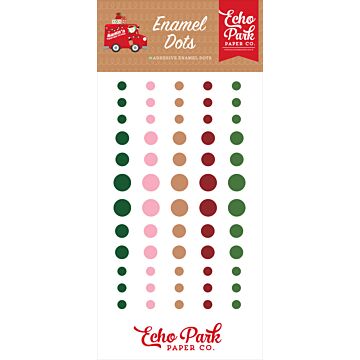 Echo Park Enamel Dots, Santa's Christmas Delivery