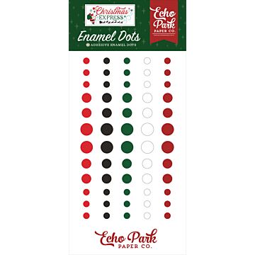Echo Park Enamel Dots, Christmas Express