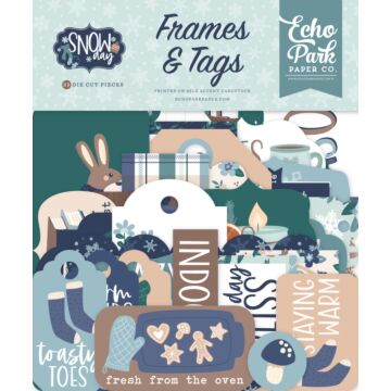 Echo Park Frames & Tags, Snow Day