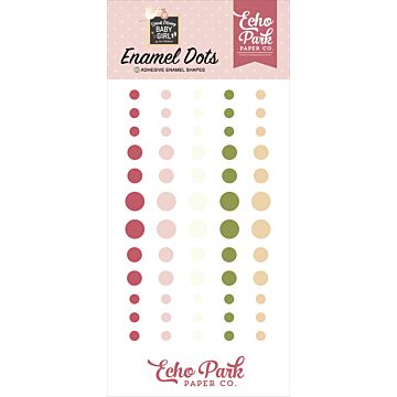 Echo Park Enamel Dots, Special Delivery Baby Girl