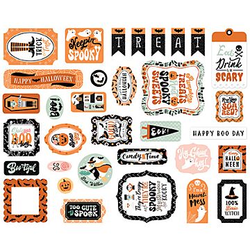 Echo Park Ephemera, Spooktacular Halloween