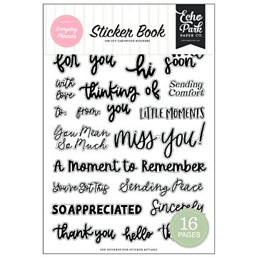 Echo Park Essentials Everyday Phrases Sticker Book