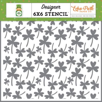 Echo Park Stencil, Happy St. Patrick's Day - Shamrock And Roll