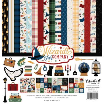 Echo Park 12X12 Collection Kit, Wizards and Company