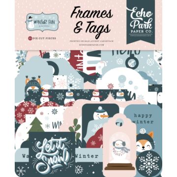 Echo Park Frames & Tags, Winter Fun