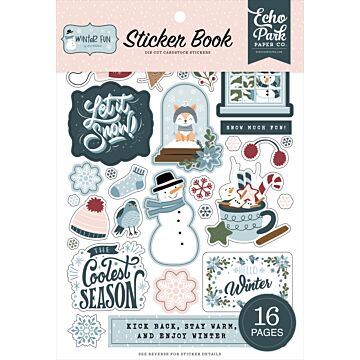 Echo Park Sticker Book, Winter Fun