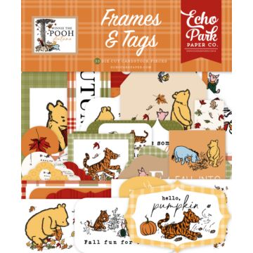 Echo Park Frames & Tags, Winnie the Pooh Autumn