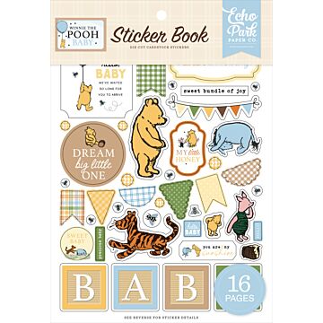 Echo Park Sticker Book, Winnie the Pooh Baby