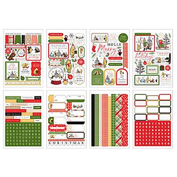 Echo Park Sticker Book, Winnie The Pooh Christmas