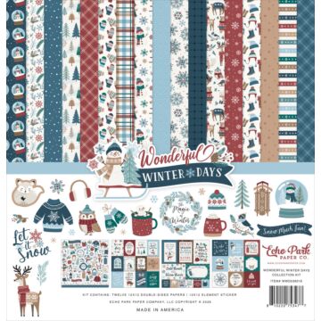 Echo Park Wonderful Winter Days 12x12 Collection Kit