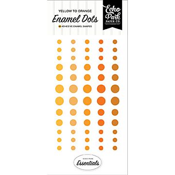 Echo Park Enamel Dots, Yellow Essentials