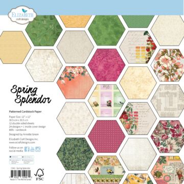 Elizabeth Craft Designs Spring Splendor 12X12 Printed Cardstock Pack
