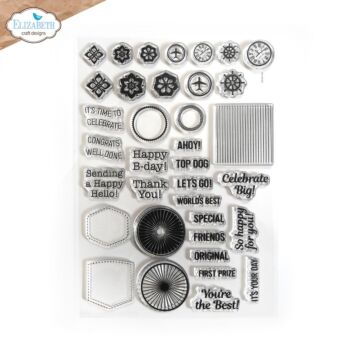 Elizabeth Craft Designs Clear Stamp, Phrases & Dingbats