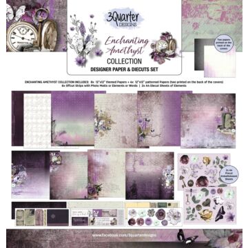 3Quarter Designs - Enchanted Amethyst - Scrapbook Collection
