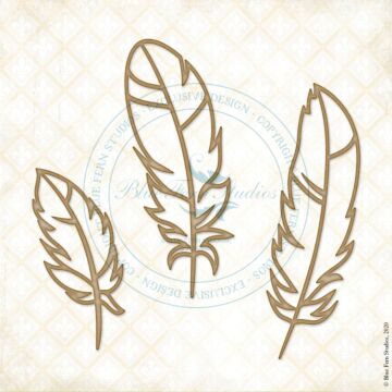 Blue Fern Studio - A Romantic Life - Chipboard - Feather Lite