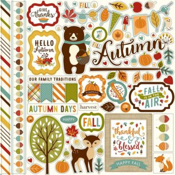 Echo Park - Fall is in the Air Element Sticker