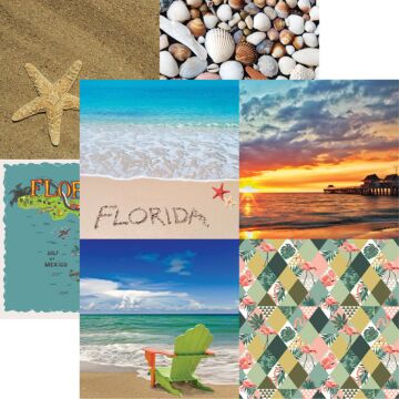 Reminisce - Florida Double-Sided Cardstock 12"X12" Cut-Aparts