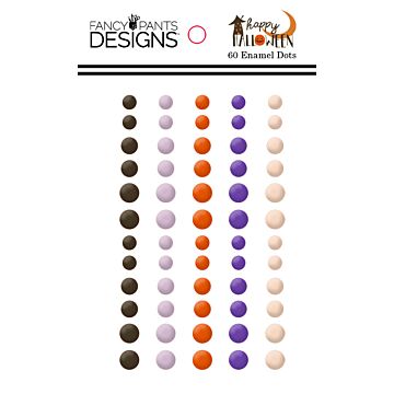 Fancy Pants Designs Enamel Dots, Happy Halloween