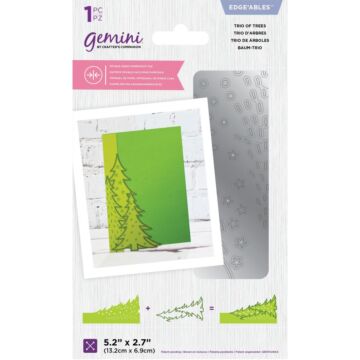 Crafter's Companion Gemini Edge'Ables Double-Sided Die Trio Of Trees