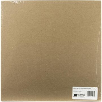 Grafix Natural chipboard sheet 12x12 inch