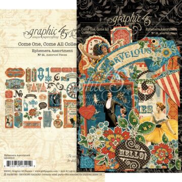 Graphic 45 Come One Come All Ephemera Assortment
