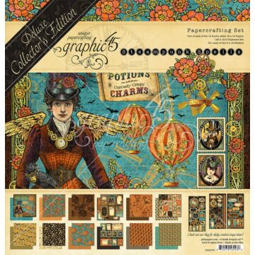 Graphic 45 - 12X12 Deluxe Collector's Edition, Steampunk Spells
