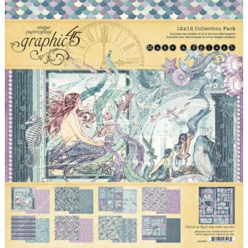 Graphic 45 12X12 Collection Pack with Stickers, Make a Splash
