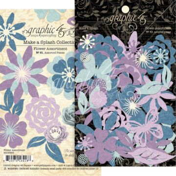 Graphic 45 Flower Assortment, Make a Splash